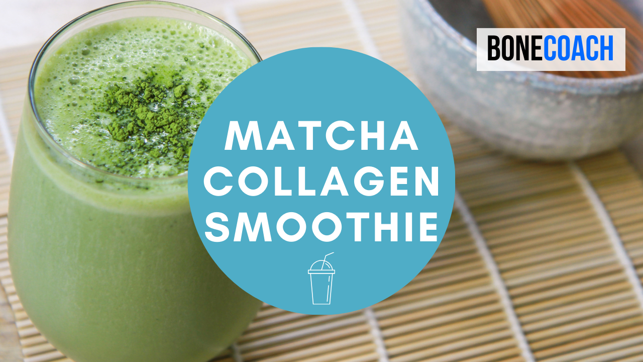 Matcha Collagen Smoothie | GF, DF Recipe – Healthy Bones Co.