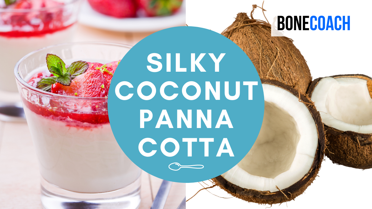 Coconut Collagen Panna Cotta | GF, DF – Healthy Bones Co.