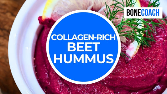 Collagen-Rich Beet Hummus | Gluten-Free, Dairy-Free | Bone Coach™ Recipes