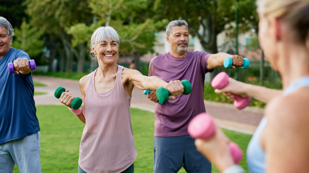 People Exercising To Help With Age-Related Muscle Loss