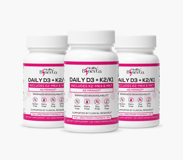 Good Routine Daily D3 Daily D3 + K2/K1 – Healthy Bones Co.