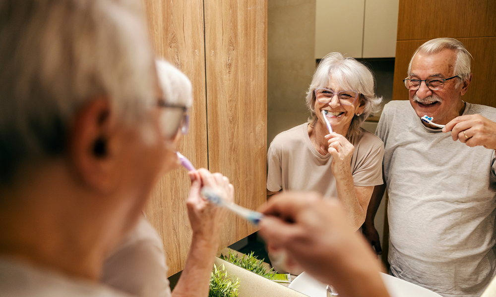 Diligent oral care.