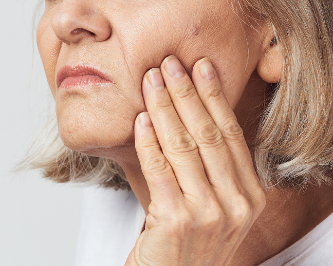 Tooth loss.